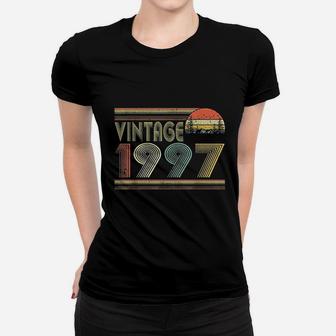 Born In 1997 Retro Vintage 24th Birthday Gifts Ladies Tee - Seseable