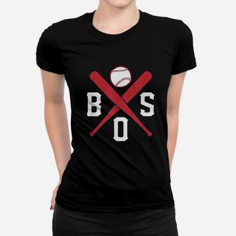 Boston Baseball Vintage Ladies Tee - Seseable