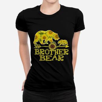 Brother Bear Sunflower Funny Mother Father Gifts Ladies Tee - Seseable