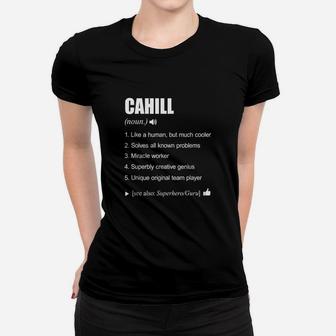 Cahill Name Definition Meaning Family Ladies Tee - Seseable