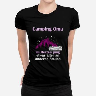 Camping Für Begeisterte Junggebliebene Frauen T-Shirt - Seseable