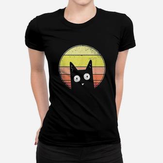 Cat Retro Vintage Ladies Tee | Seseable UK