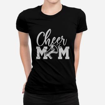 Cheer Mom Cheerleader Mother Varsity Ladies Tee - Seseable