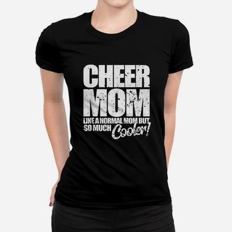 Cheerleader Cheerleading Funny Cheer Mom Ladies Tee - Seseable
