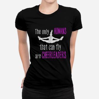 Cheerleading Pretty Little Flyer Cheer Quotes Ladies Tee - Seseable