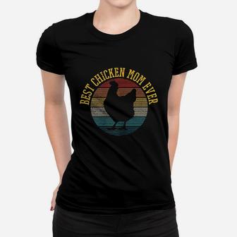 Chicken Mom Vintage Retro Good Gifts For Mom Ladies Tee - Seseable