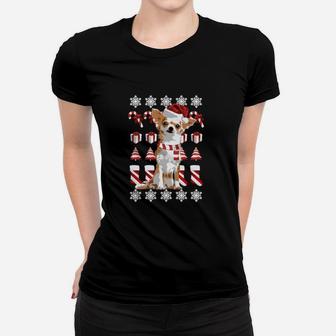 Chihuahua Weihnachtspulli Frauen T-Shirt - Seseable