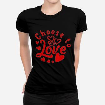 Choose To Love Mommy And Me Valentine Mama Kindness Ladies Tee - Seseable
