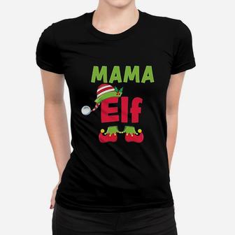 Christmas Mama Elf Christmas Gifts For Mom Ladies Tee - Seseable