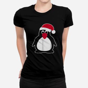 Christmas Penguin Ladies Tee - Seseable