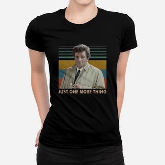 Columbo Just One More Thing Vintage Shirt Ladies Tee - Seseable