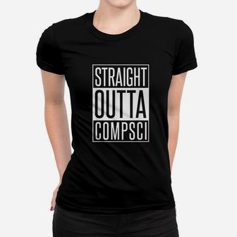 Computer Science Straight Outta Comp Sci Parody Ladies Tee - Seseable