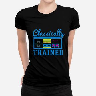 Controller Classically Trained Retro Neon Ladies Tee - Seseable