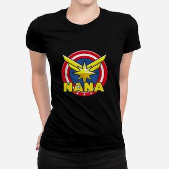 Cool Captain Nana For Your Superhero Grandma Or Mom Ladies Tee - Seseable