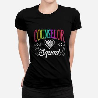 Counselor Squad Teacher Back To School Ladies Tee - Seseable