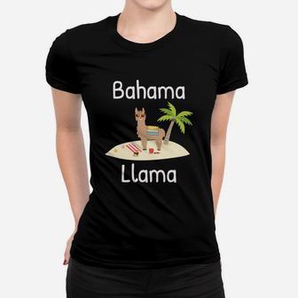 Cute And Funny Llama Vacation For The Whole Family Ladies Tee - Seseable