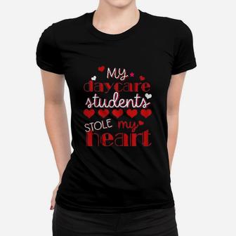 Cute Funny Daycare Teachers Valentines Day Gift Ladies Tee - Seseable