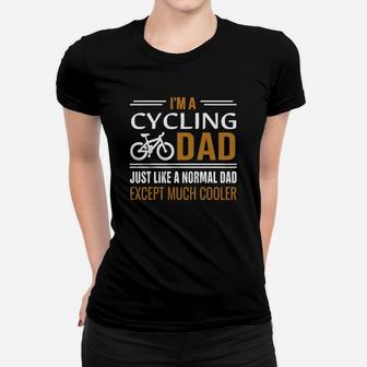Cycling Dad Much Cooler Ladies Tee - Seseable