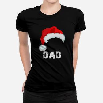 Dad Christmas Santa Family Matching Pajamas Papa Ladies Tee - Seseable