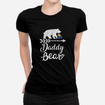Daddy Bear Lgbt Rainbow Pride Gay Lesbian Ladies Tee - Seseable