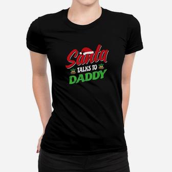 Daddy Christmas Daddy Christmas Gifts Ladies Tee - Seseable