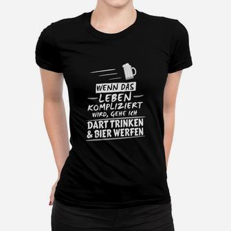 Dart Trinken Und Bier Werfen Frauen T-Shirt - Seseable