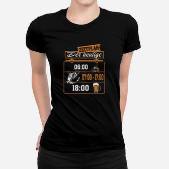 Der Heutige Zeitplan   Fishing Frauen T-Shirt - Seseable