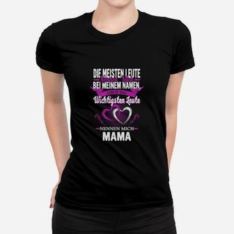 Die Meisten Nennen Mich Mama Frauen Tshirt, Liebevolles Design - Seseable