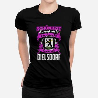 Dielsdorf Heimatstolz Frauen Tshirt, Personalisiert mit Spruch - Seseable