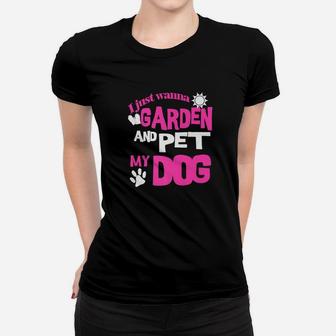 Dog Lover Funny Gardening For Gardeners Gift Idea Ladies Tee - Seseable