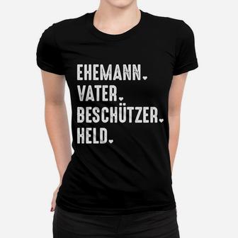 Ehemann Vater Beschützer Gehaltenen  Frauen T-Shirt - Seseable