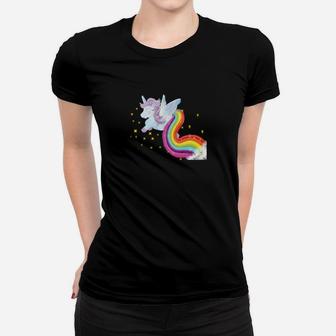Einhorn Mit Magischen Regenbogen Frauen T-Shirt - Seseable