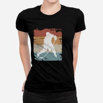 Eishockey Vintage Retro Cool Legendär Mann Legende Frauen T-Shirt - Seseable