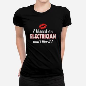 Electrician Stupid Electrician Funny Electrician Ladies Tee - Seseable