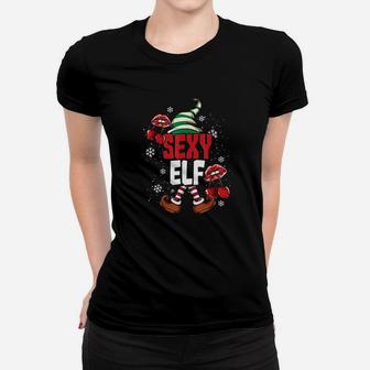 Elf Christmas Gift Matching Family Pajama Ladies Tee - Seseable