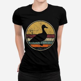 Ente Vintage Geschenk Retro Distressed B Frauen T-Shirt - Seseable