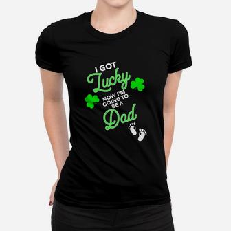 Father To Be St Patricks Day For Expectant Dad Ladies Tee - Seseable
