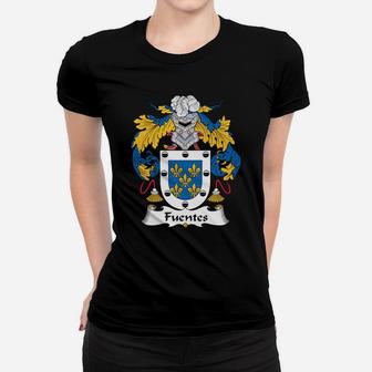Fuentes Family Crest Spanish Family Crests Ladies Tee - Seseable