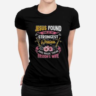 Funny Christian Appreciation Pastors Wife Gift Ladies Tee - Seseable