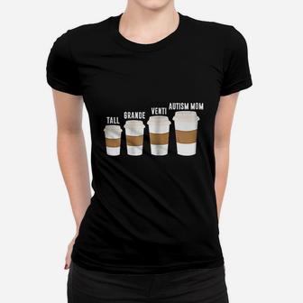 Funny Coffee Mom For Awareness Ladies Tee - Seseable