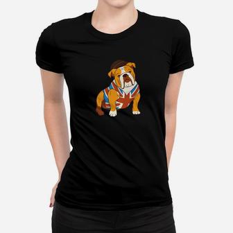 Funny English Bulldog Owner Gif Dogs Lover Ladies Tee - Seseable