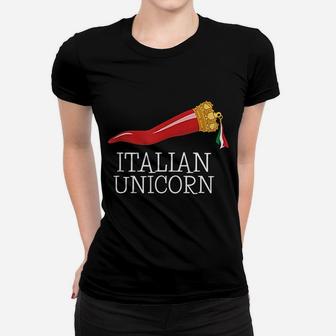 Funny Italian Lucky Charm Cornicello Italian Ladies Tee - Seseable