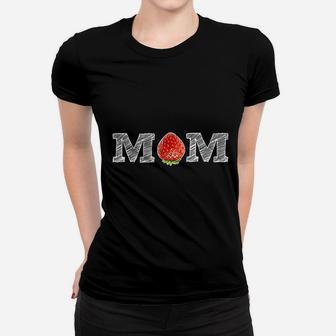 Funny Strawberry Mom Ladies Tee - Seseable