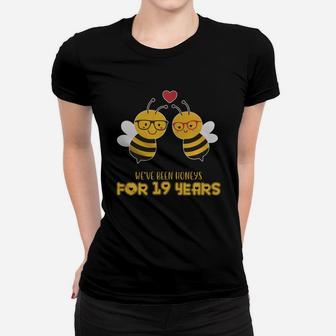 Funny T Shirts For 19 Years Wedding Anniversary Couple Gifts For Wedding Anniversary Women T-shirt - Seseable