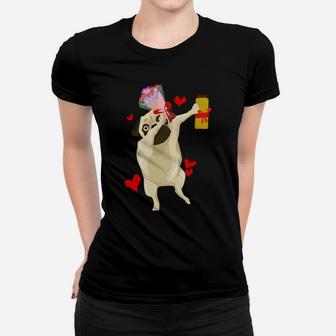 Funny Valentines Day Gifts For Him Dog Valentines Day Ladies Tee - Seseable