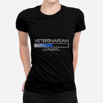Future Veterinarian Loading Vet Pet Graduation Gift Ladies Tee - Seseable