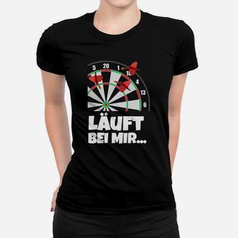 Gesschenkidee Dart Lälft Bei Mir Frauen T-Shirt - Seseable