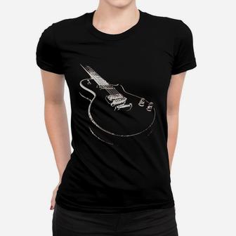 Gift For Guitarist Cool Musician Electric Guitar Ladies Tee - Seseable