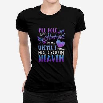 Gift For Wifes Missing Husband In Memory Heaven Women T-shirt - Seseable