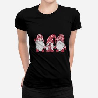 Gnome Valentines Day Funny Gnomes Holiday Ladies Tee - Seseable